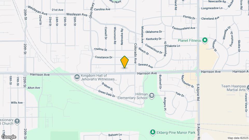 3428 Harrison Ave Map and Location Details