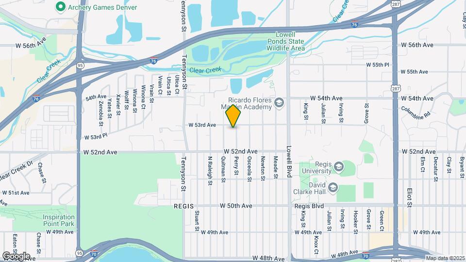 5275 Perry St Map and Location Details