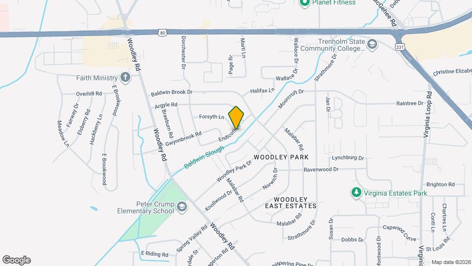 2724 Endicott Dr Map and Location Details