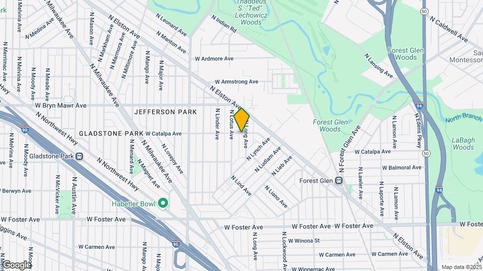 5458 N Long Ave Mapa y Detalles de la Ubicación