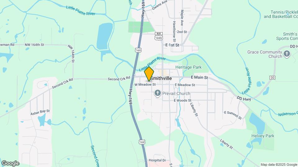 208 W Meadow St Map and Location Details