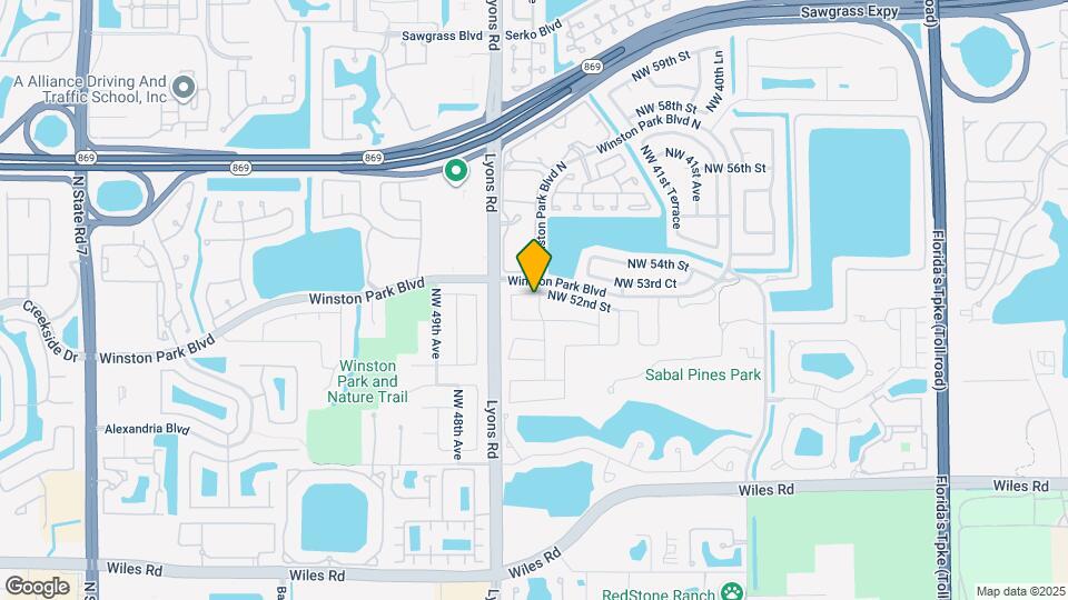 4520 NW 52nd St Map and Location Details