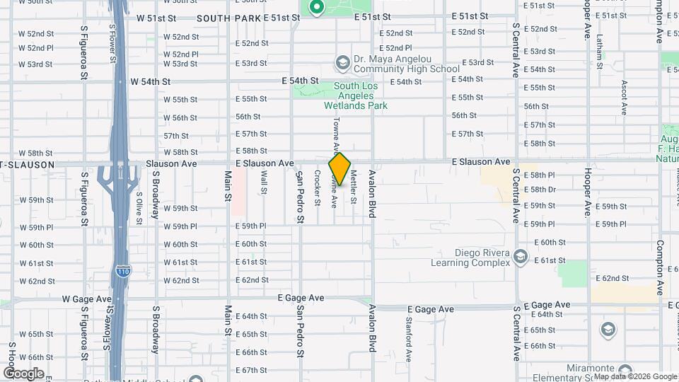 5874 Towne Ave Map and Location Details
