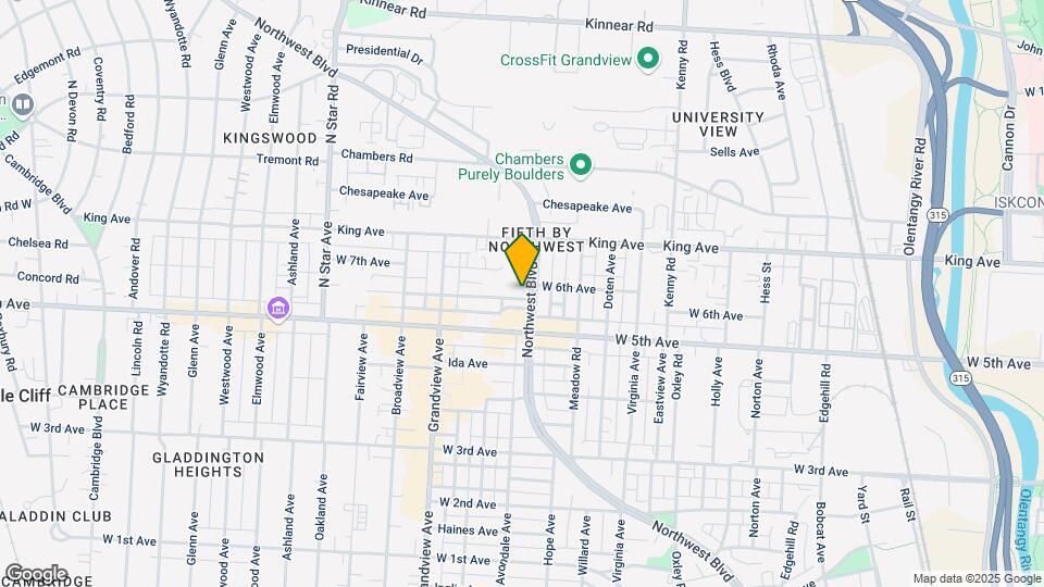 1541 Northwest Blvd Map and Location Details