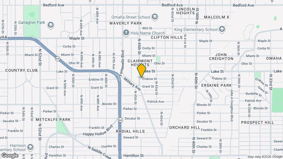 2321 N 45th St Map and Location Details
