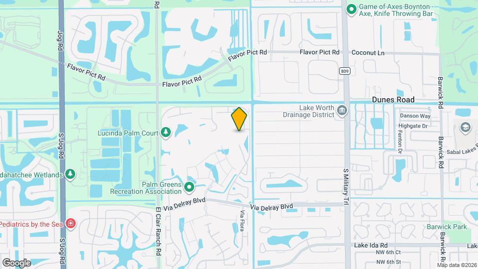 13833 Royal Palm Ct Mapa y Detalles de la Ubicación