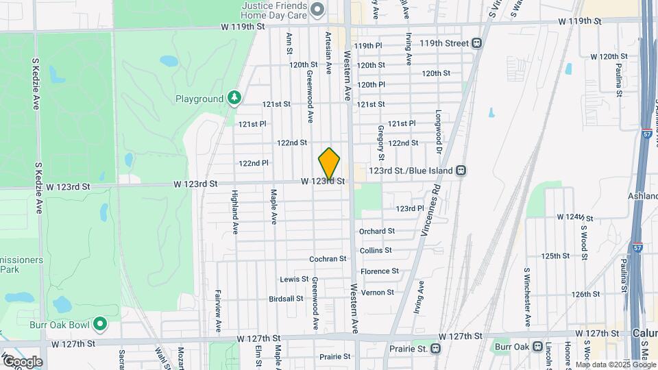 2435 W 123rd St Mapa y Detalles de la Ubicación