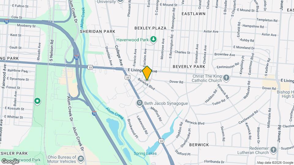 2356 Berwick Blvd Map and Location Details