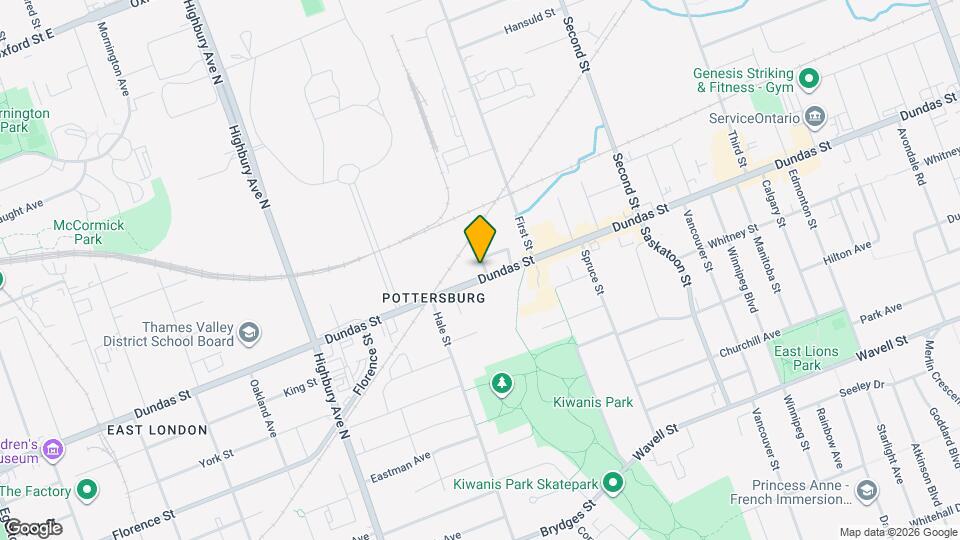 1472 Dundas St Map and Location Details