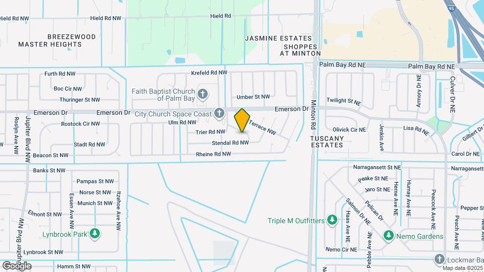 1234 Thallar Ln NW Map and Location Details