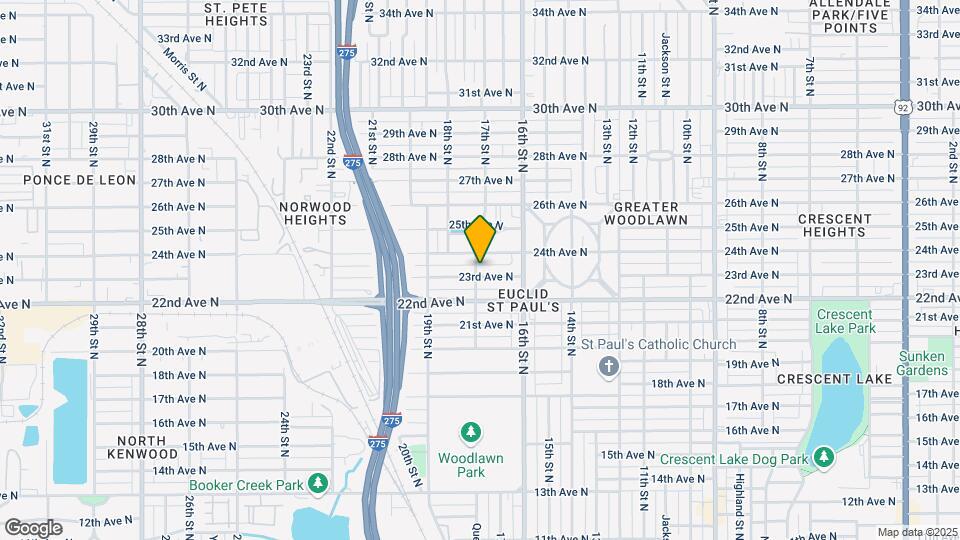 1699 23rd Ave N Map and Location Details