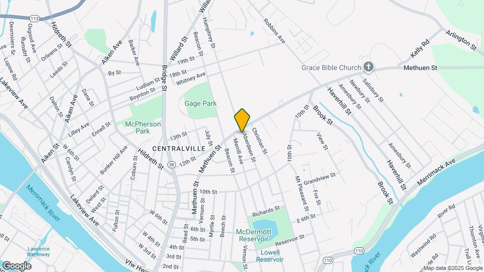 110 Aberdeen St Map and Location Details