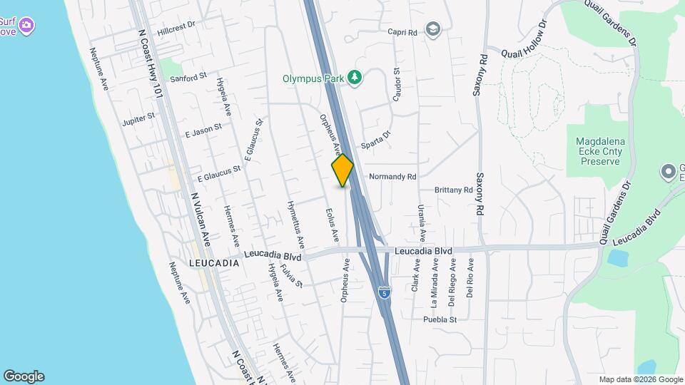 1032 Orpheus Ave Map and Location Details