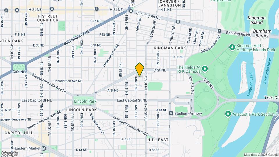 209 16th St NE Map and Location Details