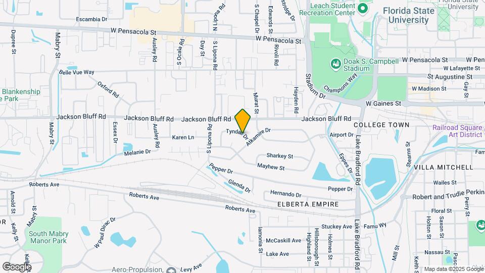 1809 Tyndall Dr Map and Location Details