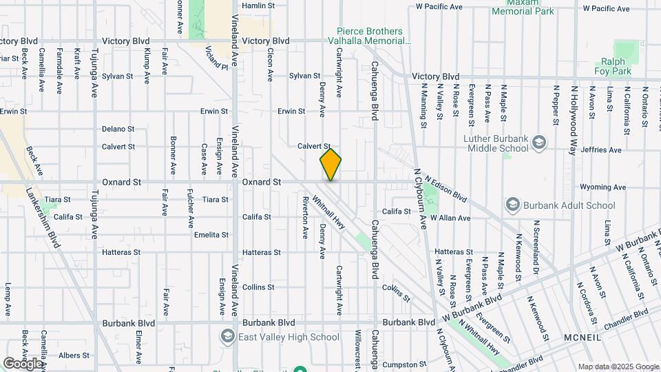 10716-10720 Oxnard St Map and Location Details