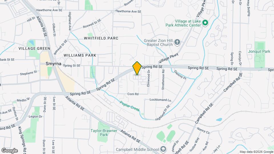411 Spring Heights Ln Map and Location Details