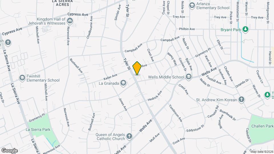 5327 Tyler St Map and Location Details