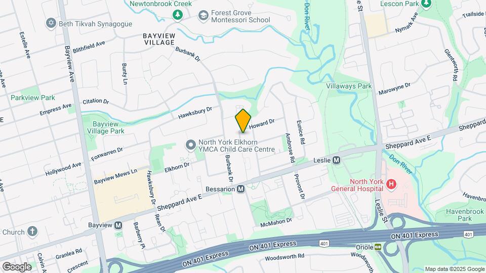 43 Denrock Dr Map and Location Details