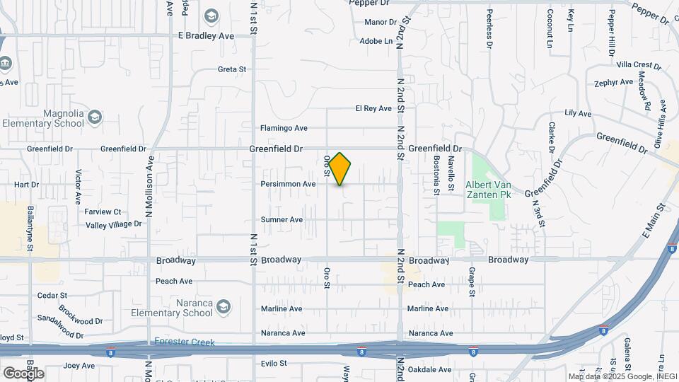Cajon Senior Villas Map and Location Details