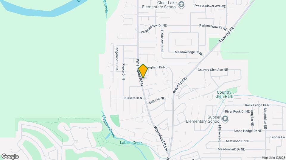 6914 Wheatland Ln NE Map and Location Details