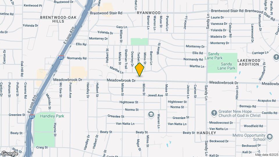 7013 Meadowbrook Dr Map and Location Details