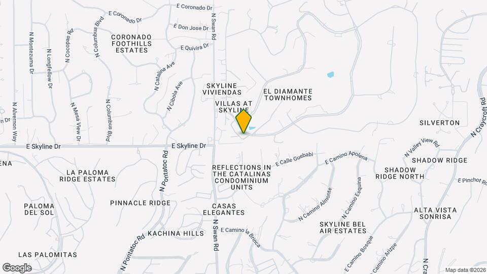 6490 N Val Dosta Dr Map and Location Details