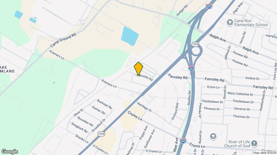 3326 Farnsley Rd Map and Location Details