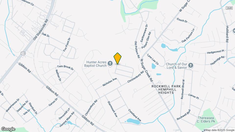4635 Christenbury Hills Ln Map and Location Details