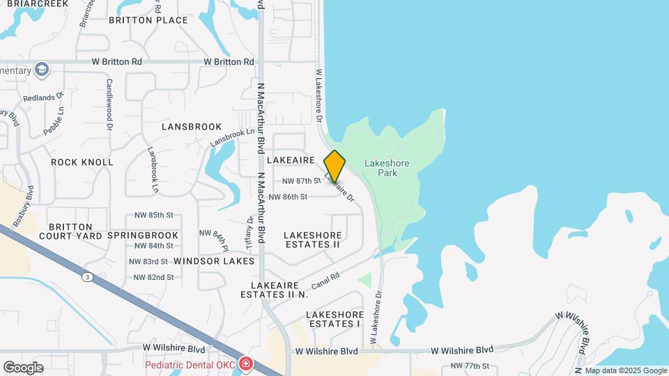 8705 Lakeaire Dr Map and Location Details