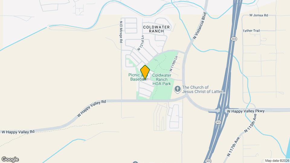 12116 W Range Mule Dr Map and Location Details