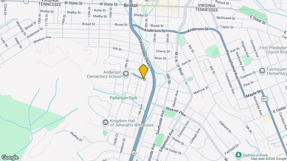 712 Haynes St Map and Location Details