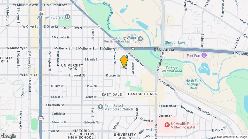 631 Endicott St Map and Location Details