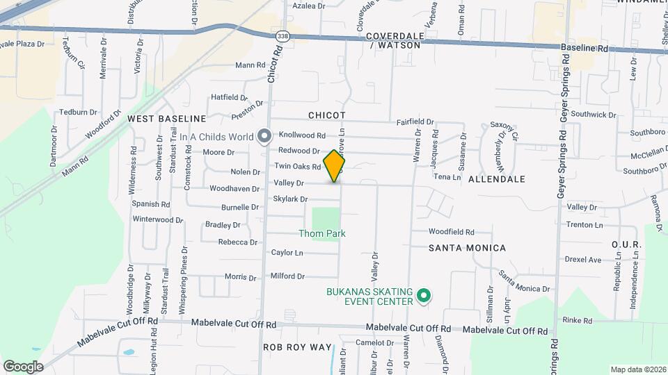 7207 Valley Dr Map and Location Details