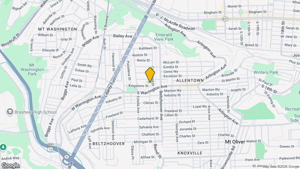 439 Kingsboro St Map and Location Details