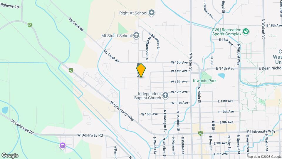 1304 N Cora St Mapa y Detalles de la Ubicación