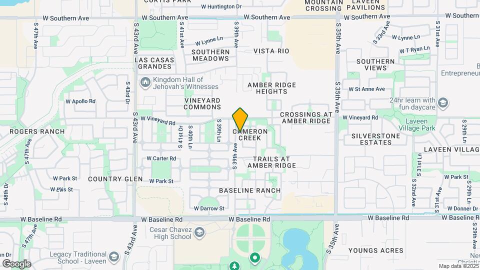 6914 S 38th Ln Map and Location Details
