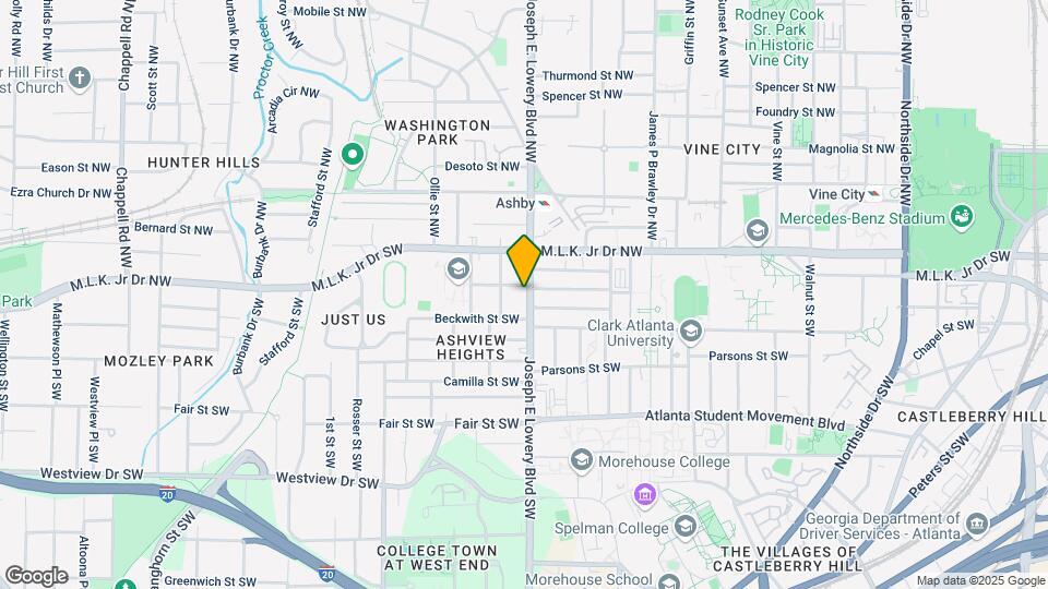 53 Joseph E Lowery Blvd SW Mapa y Detalles de la Ubicación