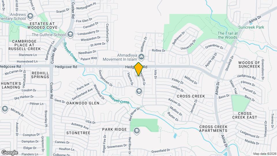 7904 Steppington Dr Map and Location Details