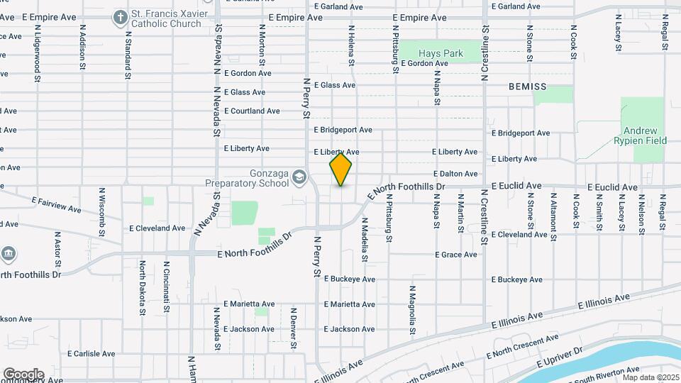 329 E Princeton Ave Map and Location Details