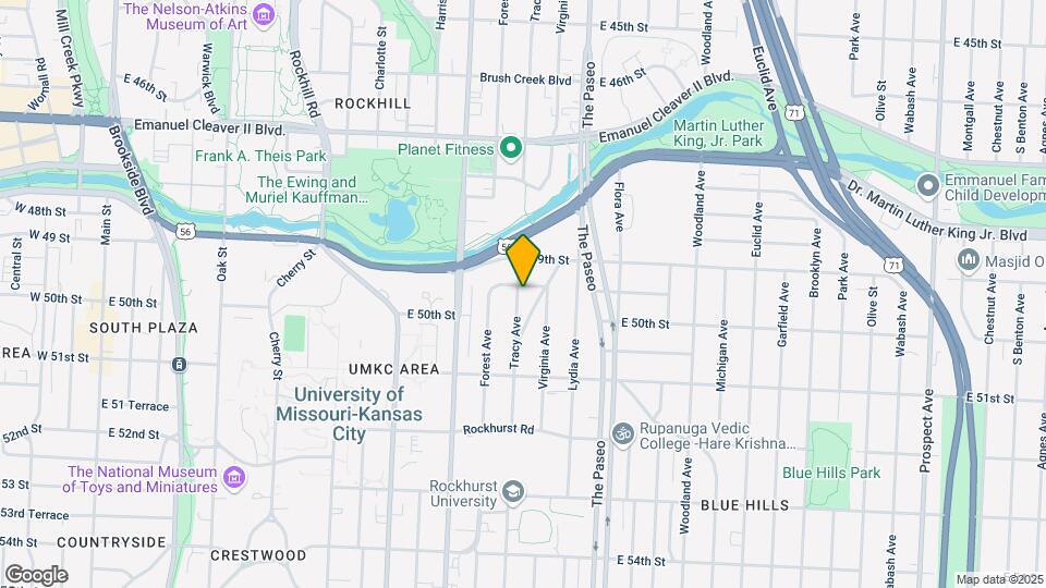 4929 Tracy Ave Map and Location Details