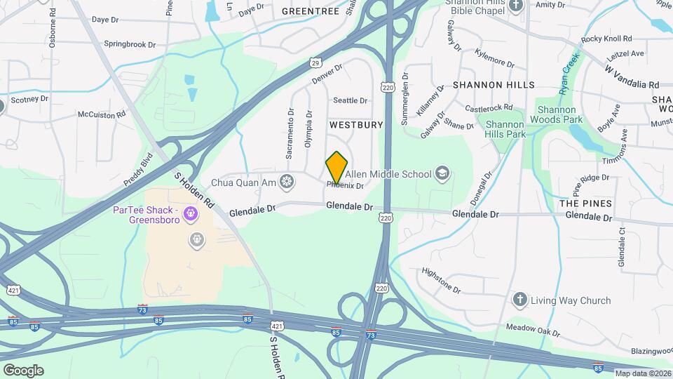 2407 Phoenix Dr Map and Location Details