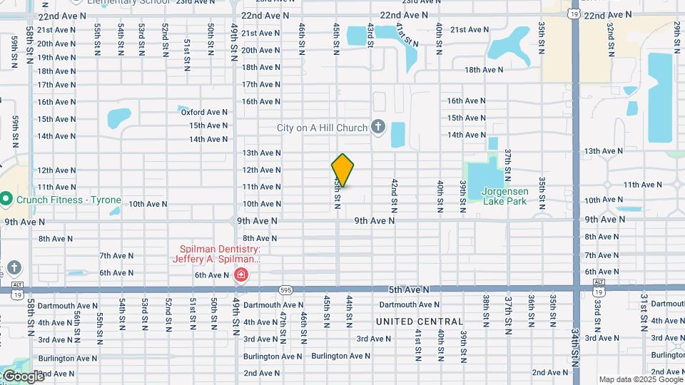 1019 45th St N Map and Location Details