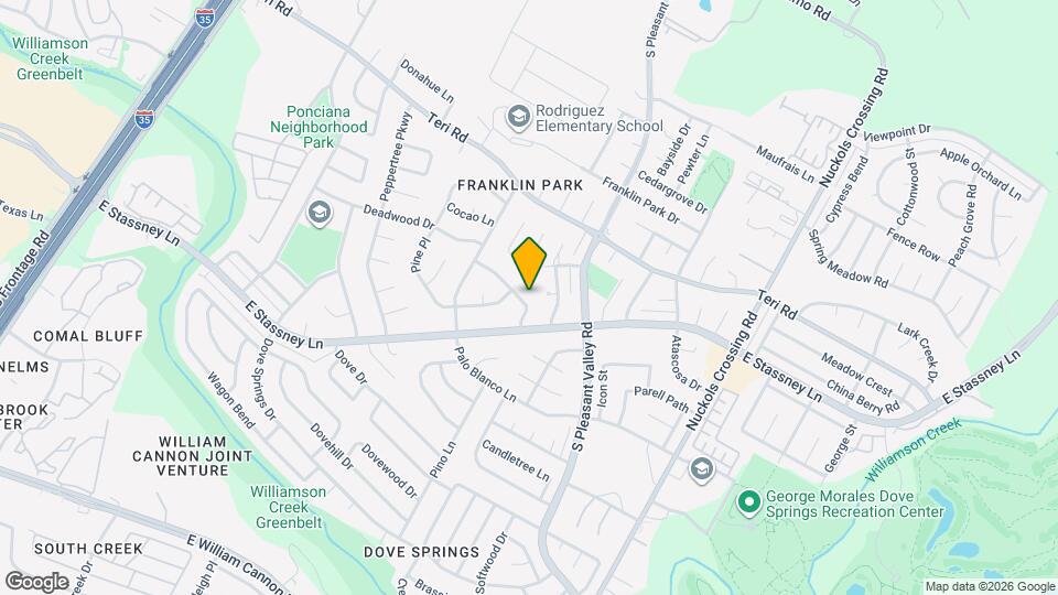 2524 Chaparral Trail Map and Location Details