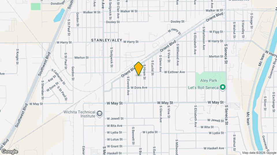 1822 S Bonn Ave Map and Location Details
