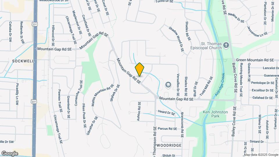 717 Mountain Gap Rd SE Map and Location Details