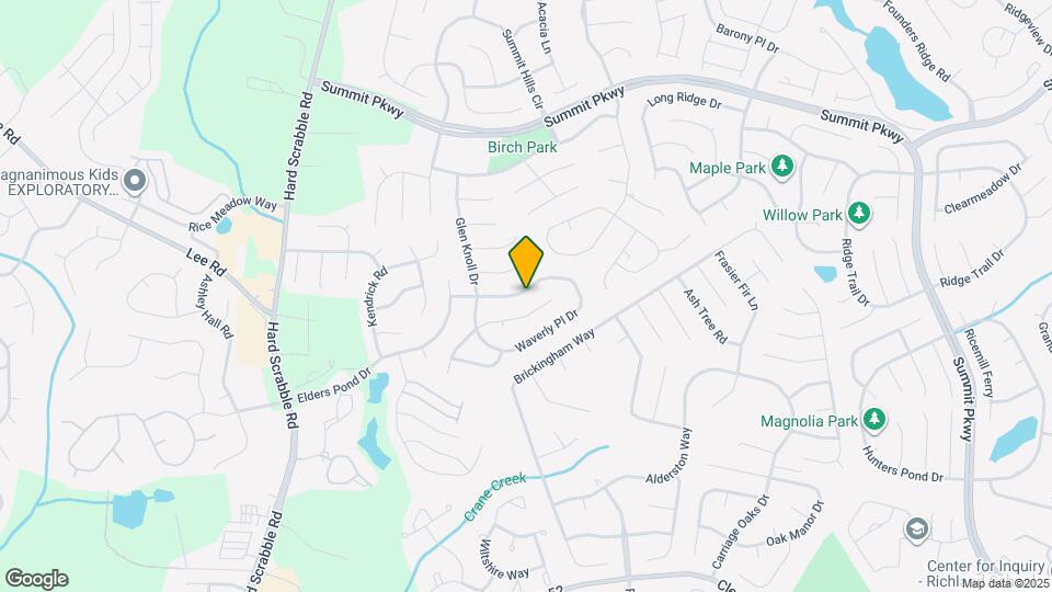 1122 Waverly Pl Dr Mapa y Detalles de la Ubicación