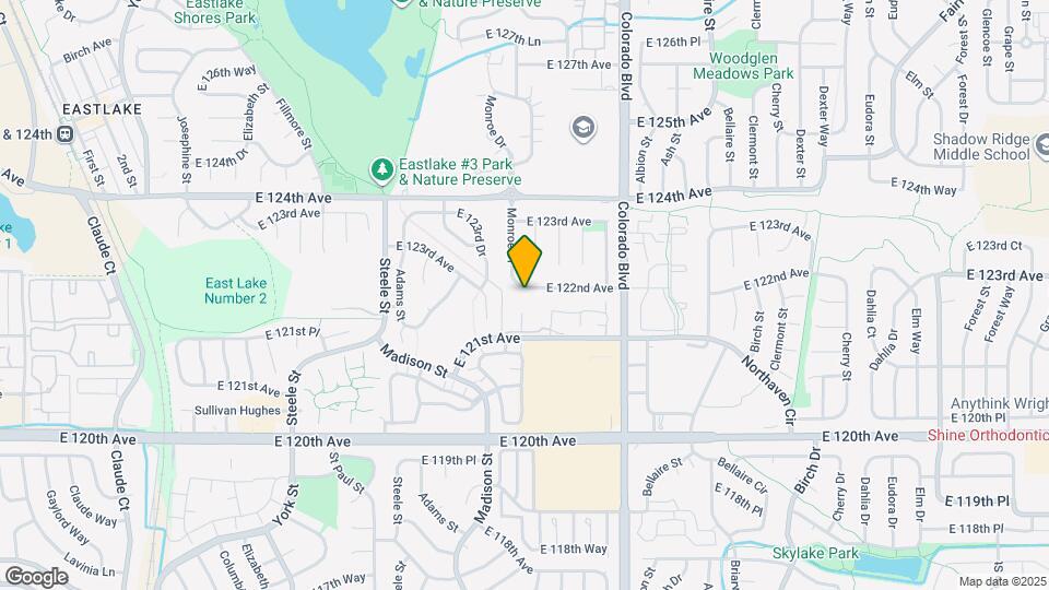 3570 E 122nd Ave Map and Location Details