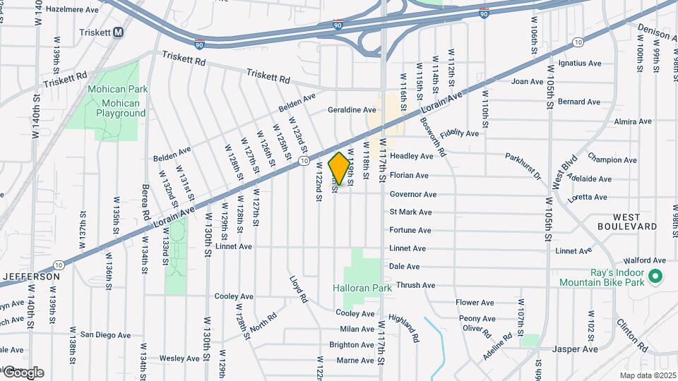 3443 W 120th St Mapa y Detalles de la Ubicación