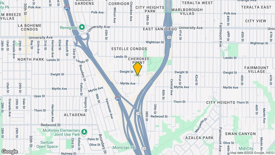 3535 37th St Map and Location Details